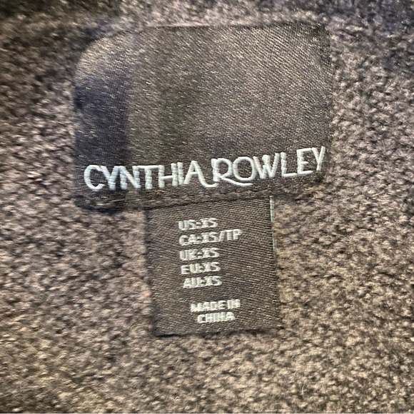 Cynthia Rowley gray turtleneck sweater XS - Picture 2 of 3